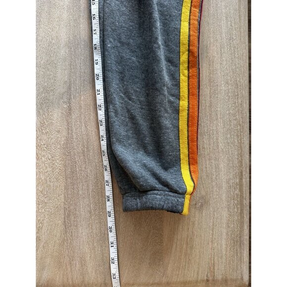 Aviator Nation 5 STRIPE SWEATPANTS - HEATHER GREY Size XS - Picture 12 of 12